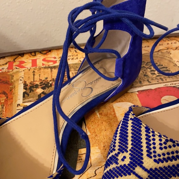 Jessica Simpson Royal Blue Flats - Picture 3 of 6